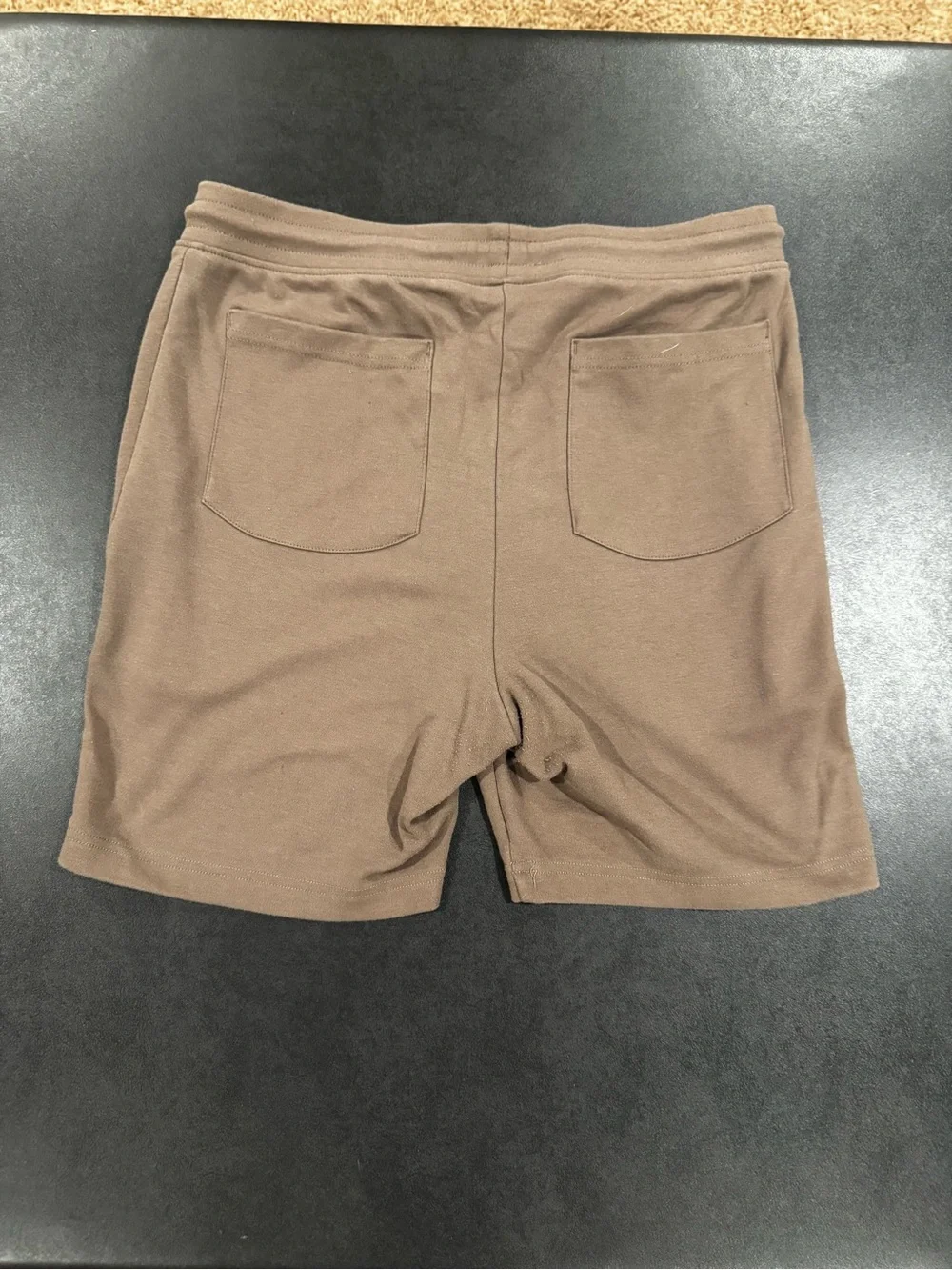 Alphalete Men's Brown Athletic Cotton Drawstring Shorts